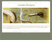 Tablet Screenshot of camillasvaerksted.com